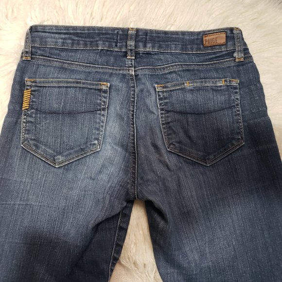Paige Skyline Straight medium wash blue jeans - Picture 11 of 12